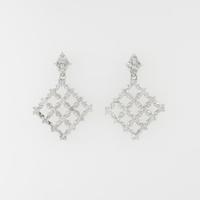 K18WG ダイヤモンドピアス20％引き