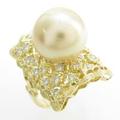 K18YG シロチョウパールリング20％引き