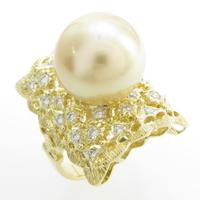 K18YG シロチョウパールリング20％引き