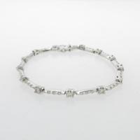 K18WG ダイヤモンドブレスレット15％引き