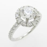 【リメイク】プラチナダイヤモンドリング 1．037ct・F・SI1・VERYGOOD