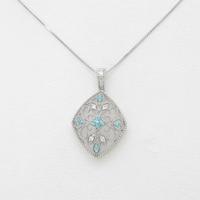 K18WG トルマリンネックレス20％引き