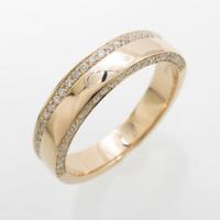 K18PG ダイヤモンドリング