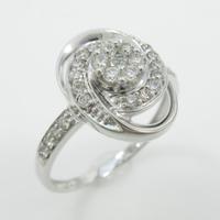 K18WG ダイヤモンドリング