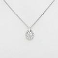 【新品】プラチナダイヤモンドネックレス 0．292ct・F・SI2・GOOD