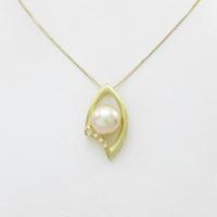 K18YG シロチョウパールネックレス