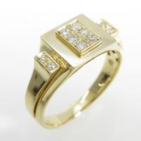 【リメイク】K18YG ダイヤモンドリング10％引き