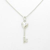 ティファニー ハートキー ミニ ネックレス