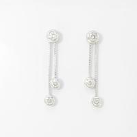 トリロジー ダイヤモンドピアス