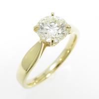 【リメイク】K18YG ダイヤモンドリング 1．008ct・VLY・VS2・EXCELLENT
