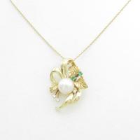 K18YG アコヤパールネックレス