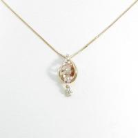 K18PG ダイヤモンドネックレス