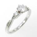 プラチナダイヤモンドリング 0．307ct・D・VVS2・GOOD
