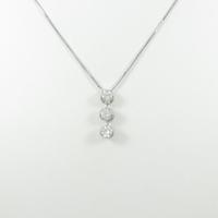 【新品】プラチナダイヤモンドネックレス 0．751ct・H・SI2・GOOD