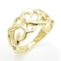 ティファニー トリプルラビングハート リング