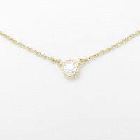 ティファニー バイザヤード ネックレス 0．18ct・F・VVS1・3EXT