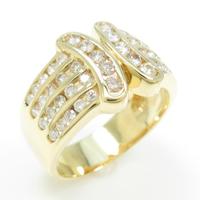 K18YG ダイヤモンドリング