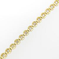 K18YG ダイヤモンドブレスレット20％引き