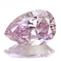 0.476ct FANCY PURPLISH PINK SI2 ペアシェイプ ピンクダイヤモンド