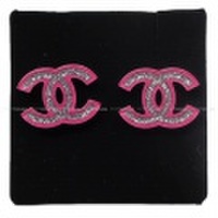 2018年春夏 クルーズ 新作 CHANEL シャネル キューブ ココマーク ピアス ピンクXラメシルバー A89548 新品