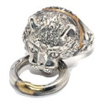 BWL(ビルウォールレザー)Kitty Cat w/mouth ring Gold overlay　キティキャットマウスリングゴールドオーバーレイ R421RC