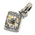BWL(ビルウォールレザー)　Custom DogTag Graffiti Dog Tag w/Skull グラフィティードッグタグ/スカル
