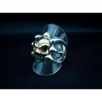 BWL(ビルウォールレザー)　トライバルバンド/スカル（ブロンズ） R319B