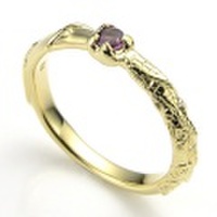 Bloody Mary（ブラッディマリー） BMR1289-k18-rg ミニ ナット リング/K18/ロードライトガーネット