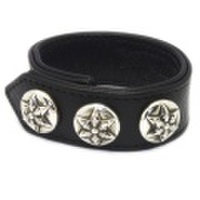 CHROME HEARTS(クロムハーツ)3Button 2Snaps/Star 3ボタン2スナップス/スターブレスレット　chb39