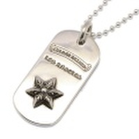 CHROME HEARTS(クロムハーツ)Dog Tag Rased Star/LA　 ロサンゼルス限定レイズドスタードッグタグ