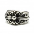 CHROME HEARTS(クロムハーツ)Floral Cross Ring フローラルクロスリングchr58