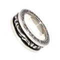 CHROME HEARTS(クロムハーツ)スピナースクロールリング　Spinner Scroll Ring