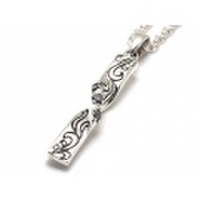 CZツイストプレート・シルバーペンダント/shp03602