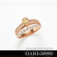 DARI-58991　ダイヤモンドリング 0.3カラット K18ピンクゴールド