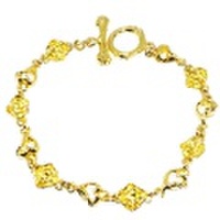 DEAL TEARS(ディールティアーズ)　　アイヴィーナローブレス　ゴールド　　399401