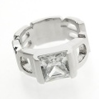 DUB collection(ダブコレクション) Emblem Stone Ring/ホワイトCZ　ユニセックスリング【DUBj-199-2】