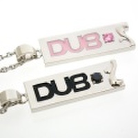 DUB collection(ダブコレクション)　Hidden Heart neclace ブラックorピンク　ペンダント【チェーン付】DUBj-190　ネックレス
