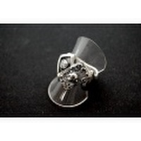 Fuck Around Lewisite(ファックアラウンドルイサイト) スモールコンフィデンスカードリング/CZクリア FA-R-0044-CZC　F.A.L