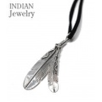 INDIAN JEWELRY フェザーをモチーフにしたナバホ族アーティストの作品『NAVAJO SIVER PENDANT FEATHER』【アメカジ・ネイティブ】IJ-031