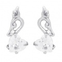 K10WG 天使の羽＆ハートピアス 46-5612