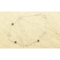 K18WG (18金ホワイトゴールド) ブラックダイヤ(トリートメント) 0.60ct ブレスレット 【送料無料】