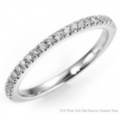 K18WG　マイクロセッティング ダイヤモンドエタニティリング(ハーフエタニティ)(RAC18K000572-K18WG)