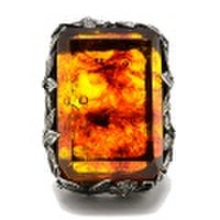 LYLY ERLANDSSON(リリーエルランドソン)　　the LOUVRE リング　イエロー L-03-001