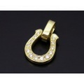 SENSE9月号、LEON9月号掲載 SYMPATHY OF SOUL（シンパシーオブソウル）　Horseshoe Amulet - K18Yellow Gold w/Diamond（ホースシューアミュレット - K18イエローゴールド w/ダイヤモンド）