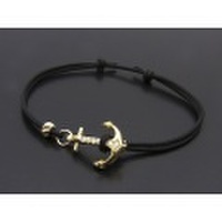 SYMPATHY OF SOUL（シンパシーオブソウル）　Anchor Cord Bracelet & Anklet - K18Yellow Gold w/Diamond（アンカーコードブレスレット&アンクレット - K18イエローゴールド w/ダイヤモンド）