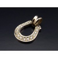 SYMPATHY OF SOUL（シンパシーオブソウル）　Horseshoe Large Pendant - K10 Yellow Gold w/Diamond（ホースシューラージペンダント - K10イエローゴールド w/ダイヤモンド）