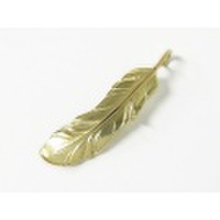 SYMPATHY OF SOUL（シンパシーオブソウル）　Old Feather Pendant Large - K18 Yellow Gold（オールドフェザーペンダント ラージ - K18イエローゴールド）