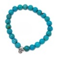 TRAVIS WALKER(トラヴィスワーカー)　Turquoise 8mm Stone Bead Bracelet SBC007/ターコイズ８mmストーンビーズブレスレット