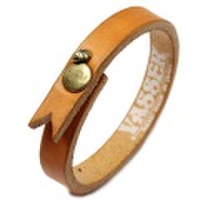 VASSER(バッサー)Casquette Boy Leather Bracelet Orange(キャスケットボーイレザーブレスレットオレンジ)