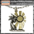 VASSER(バッサー)Hawaiian Holiday Pendant SilverxBrass(ハワイアンホリデイペンダントシルバーxブラス) w/Chain